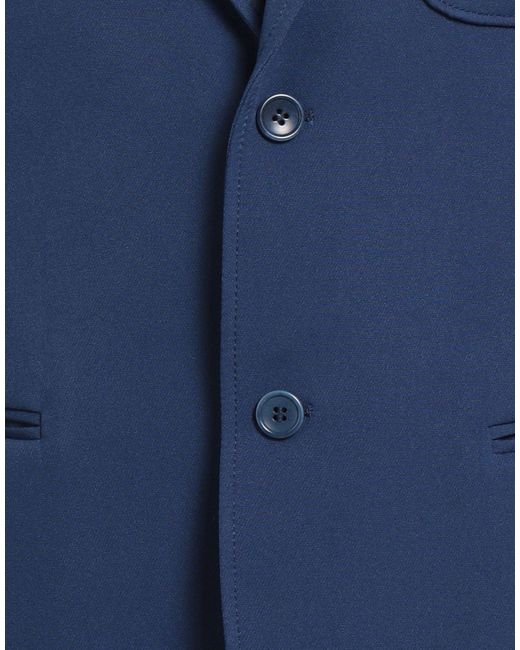 Daniele Alessandrini Blue Couture Paris Blazer Polyester, Elastane for men
