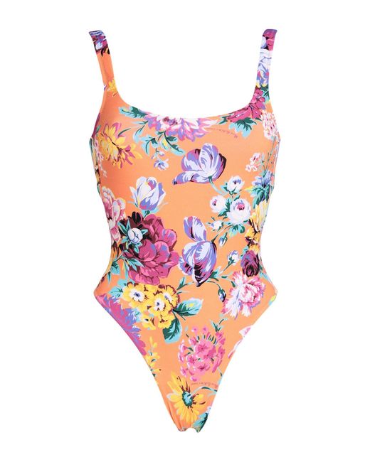 Miss Bikini Synthetic One-piece Swimsuit in Orange | Lyst