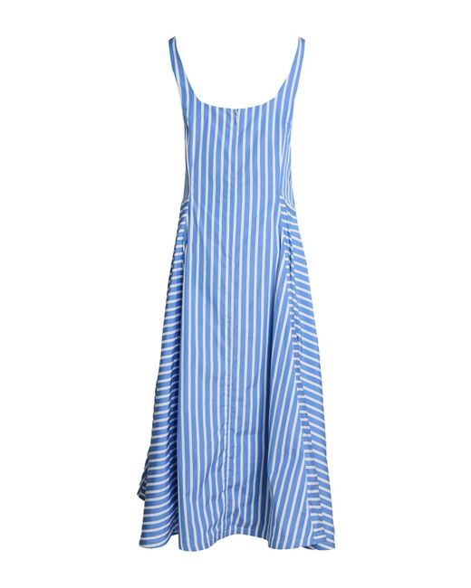 Sara Roka Blue Light Maxi Dress Cotton