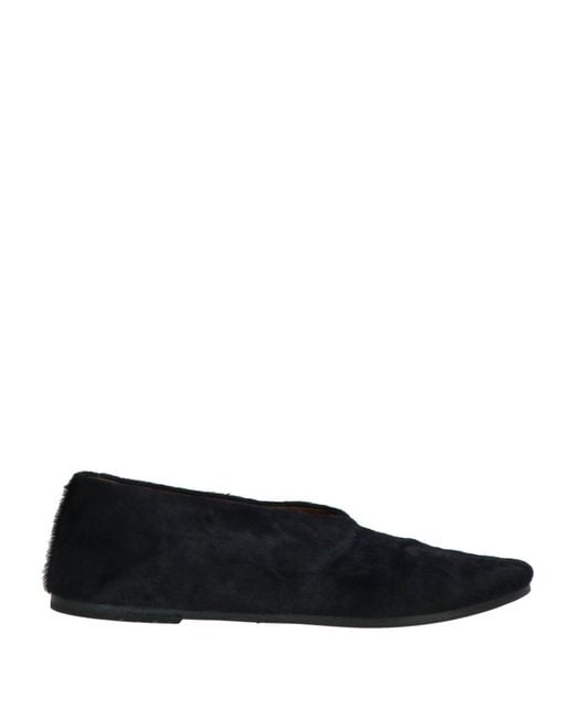 Marsèll Blue Midnight Ballet Flats Leather