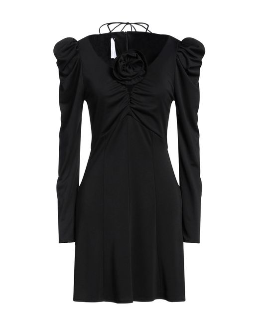 Imperial Black Mini Dress Polyester, Elastane, Polyamide