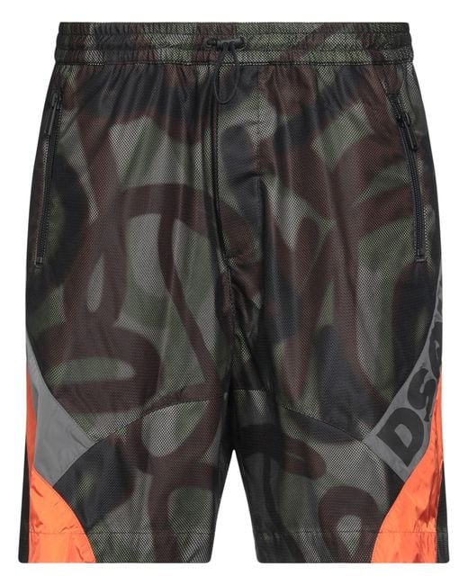 DSquared² Black Shorts & Bermuda Shorts for men