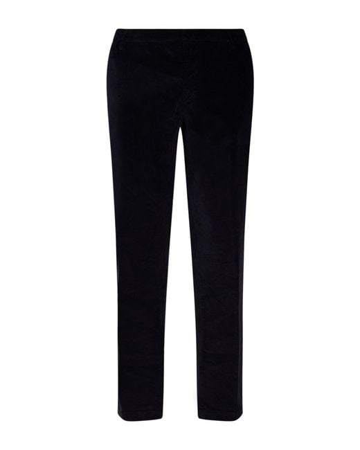 Entre Amis Black Pants Cotton, Lyocell, Elastane for men