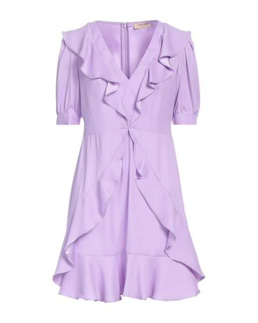 Twin Set Purple Mini Dress