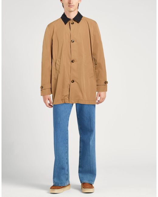 Woolrich Natural Overcoat & Trench Coat for men