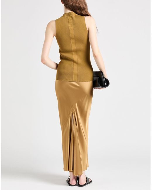 Rick Owens Natural Maxi Skirt