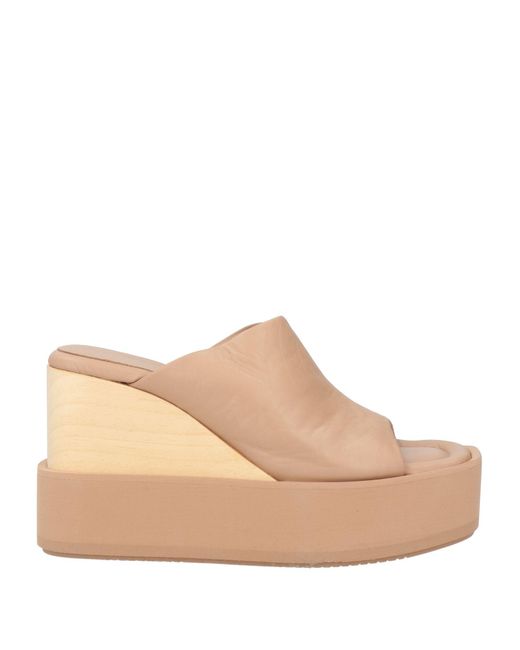 Paloma Barceló Natural Sandals