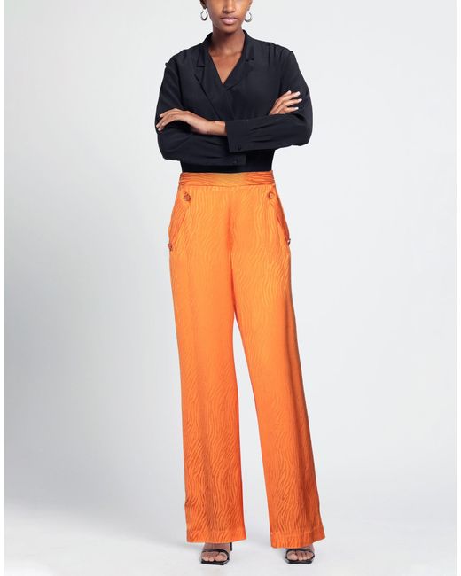 SIMONA CORSELLINI Orange Pants