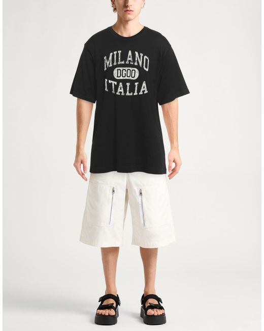 Dolce & Gabbana Black T-Shirt for men