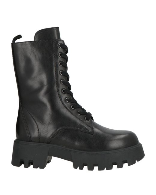 Maje Black Ankle Boots Leather