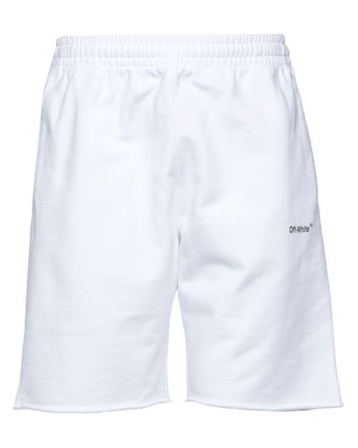 Off-White c/o Virgil Abloh Shorts & Bermuda Shorts White Men | Lyst UK