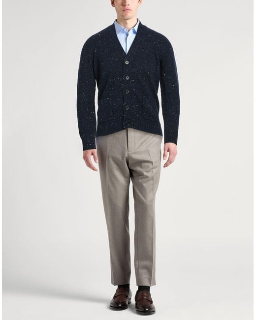 Drumohr Blue Cardigan for men