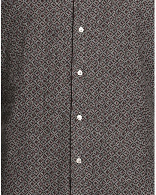 BASTONCINO Gray Shirt Cotton for men