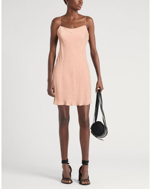 Amiri Pink Blush Mini Dress Viscose