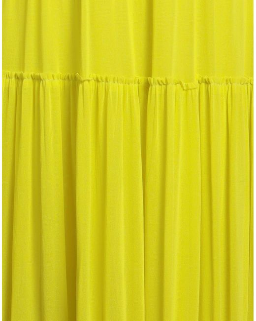 Fuzzi Yellow Maxi Dress
