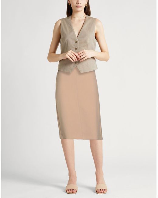 Peserico Natural Midi Skirt