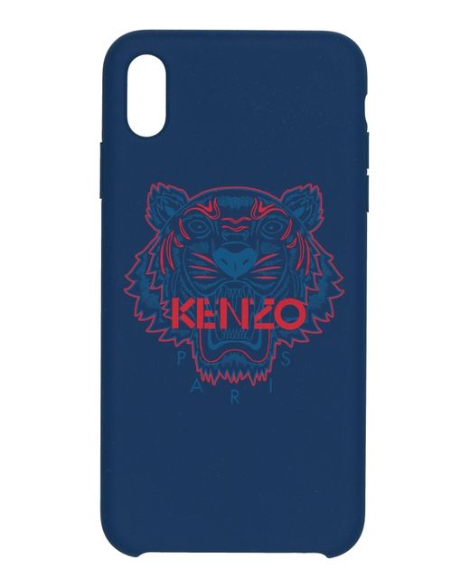 KENZO Blue Covers & Cases Rubber for men