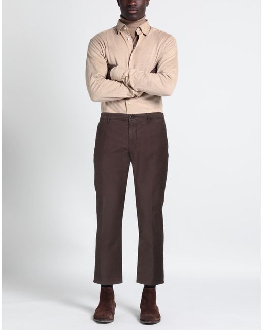 Incotex Brown Trouser for men