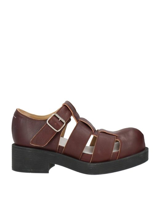 MM6 by Maison Margiela Brown Sandals Leather for men
