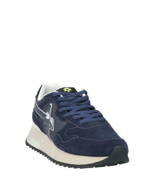 W6yz Blue Trainers for men