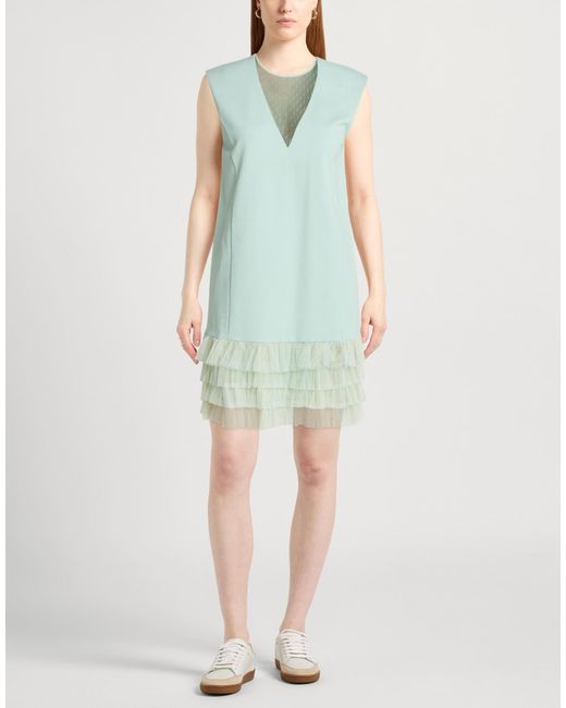 Twinset Blue Mini Dress