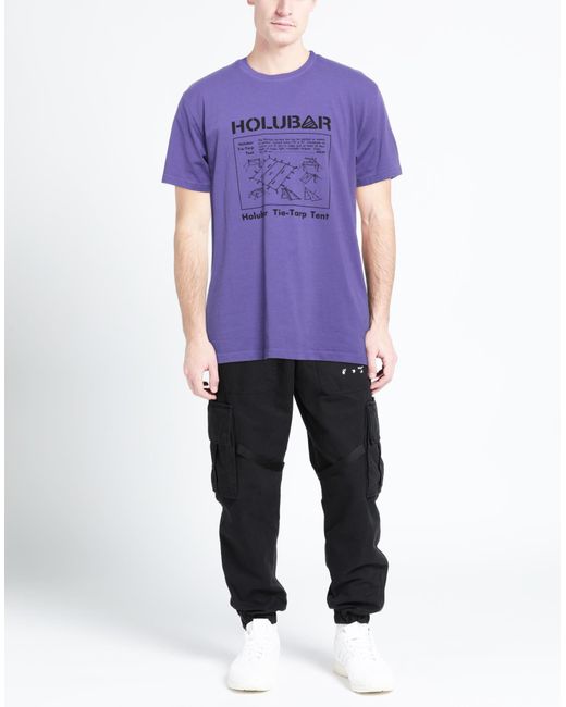 Holubar Purple T-shirt for men