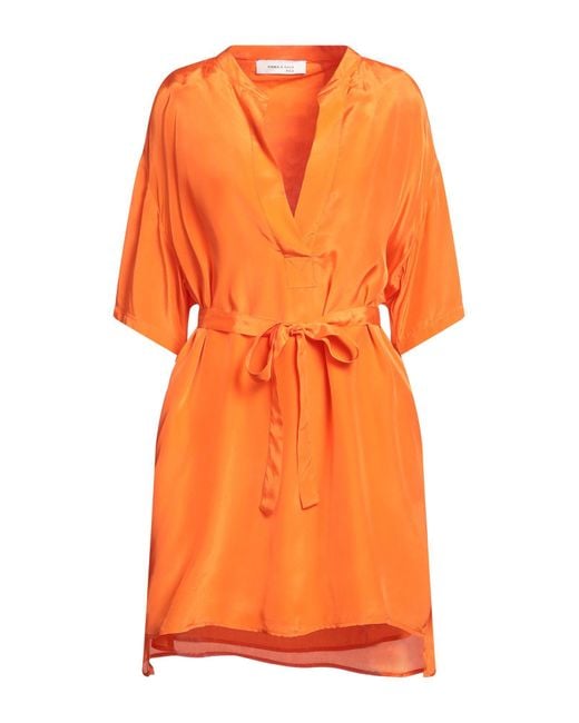 EMMA & GAIA Orange Mini-Kleid