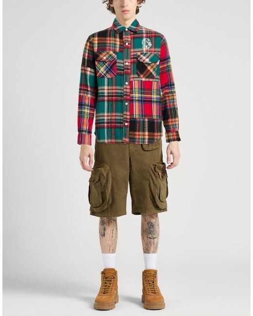 BBCICECREAM Red Shirt for men