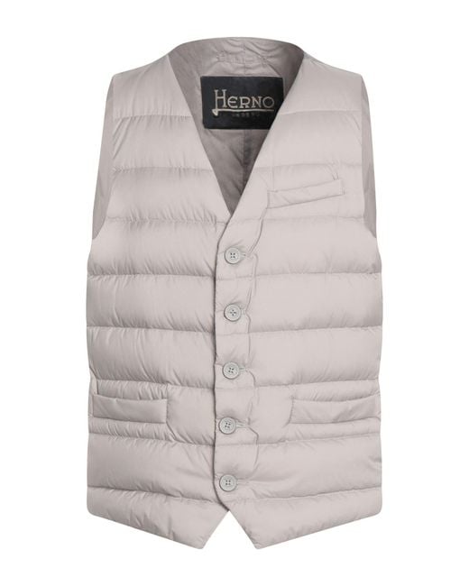 Herno Gray Gilet for men
