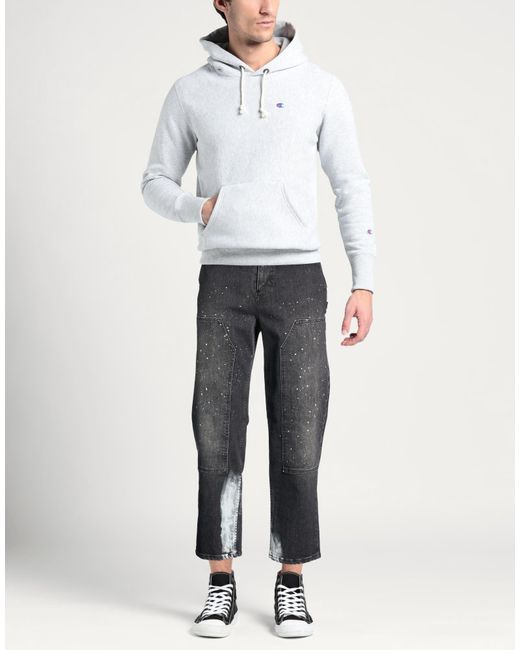 ASENSYO Gray Jeans Cotton, Elastane for men