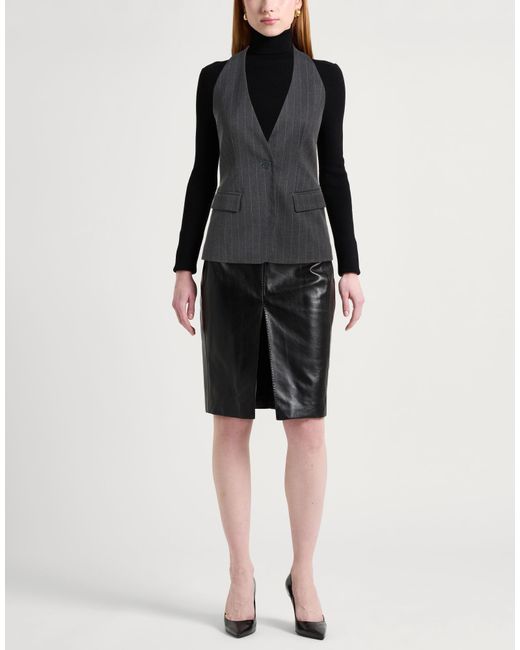 ViCOLO Black Charcoal Top Polyester, Viscose, Elastane