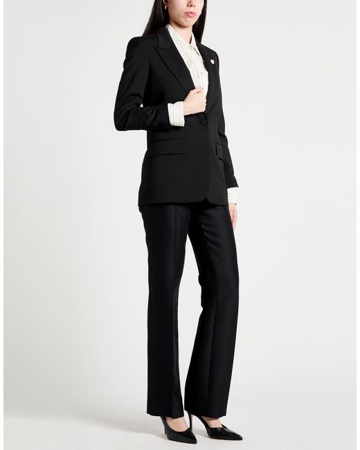 Lardini Black Blazer Polyester, Wool, Elastane