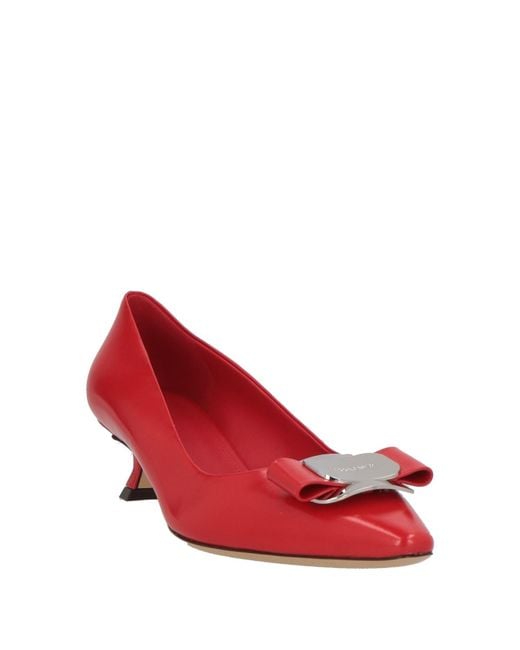 Ferragamo Red Pumps
