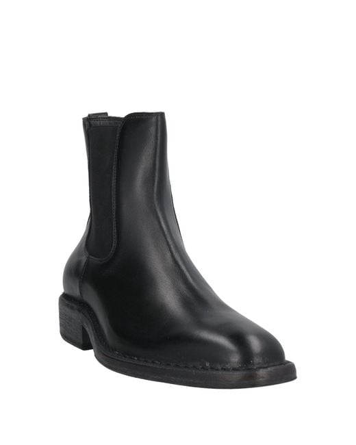 Moma Black Ankle Boots Leather for men