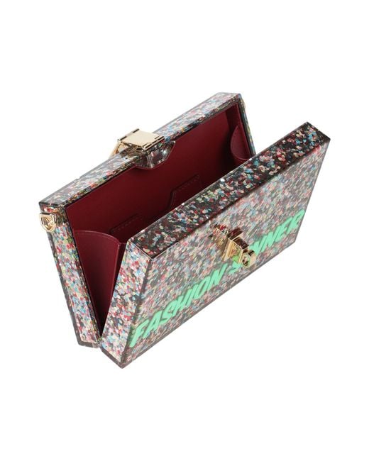 Dolce & Gabbana White Shoulder Bag Resin, Polyester