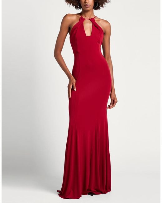 FELEPPA Red Maxi Dress Polyester, Elastane