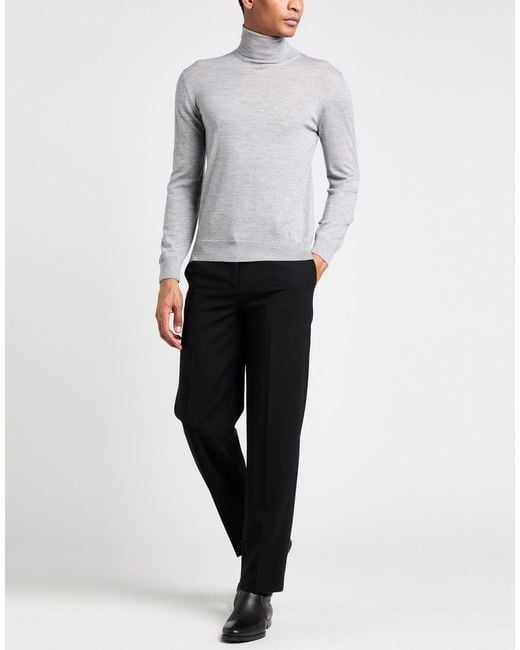 Col Roulé Moorer pour homme en coloris Gray