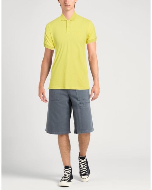 People Of Shibuya Yellow Polo Shirts for men