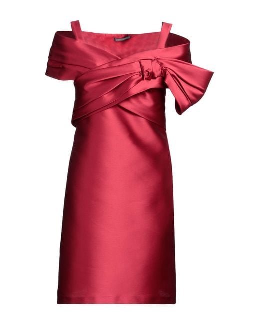 Alberta Ferretti Red Mini-Kleid