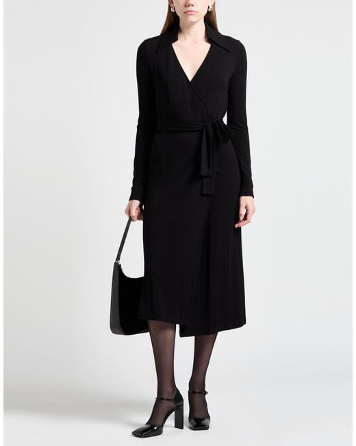 Liviana Conti Black Midi Dress