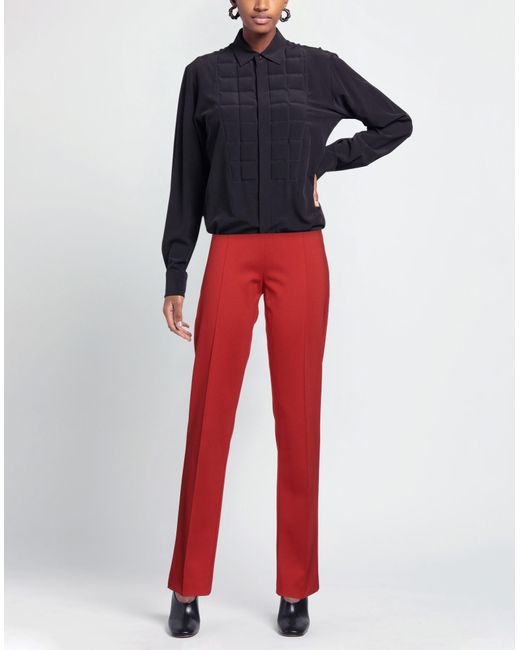 Pantalon Caractere en coloris Red