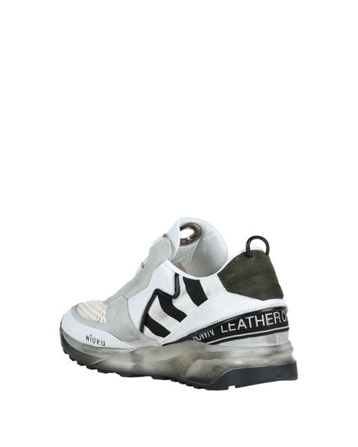 Leather Crown Sneakers in White für Herren