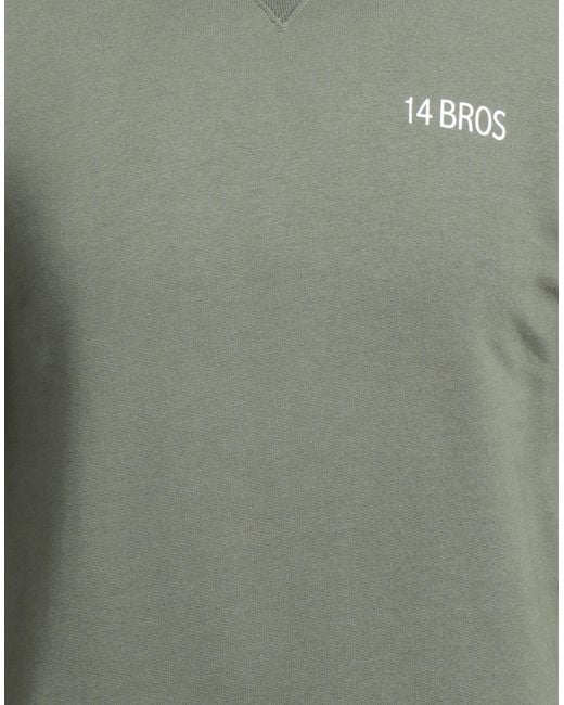 14 Bros Green Sweatshirt for men