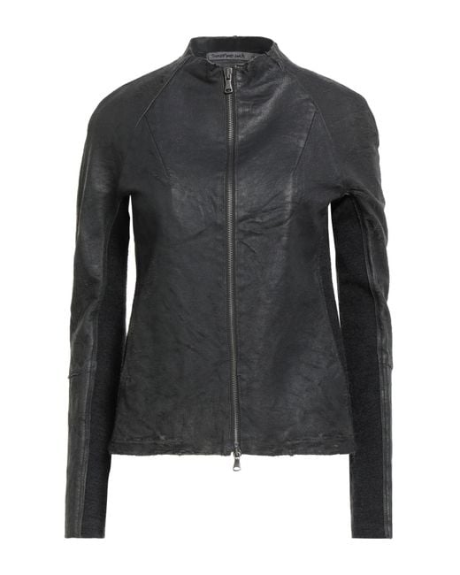 Transit Gray Par-Such Jacket Lambskin, Virgin Wool, Polyamide, Elastane