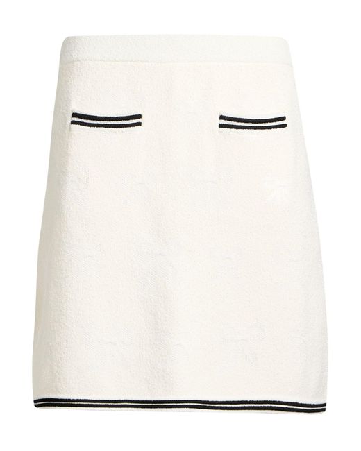 Self-Portrait Natural Mini Skirt