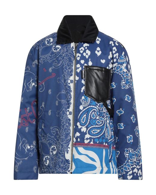 Just Cavalli Blue Jackets for men