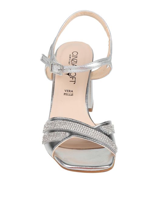 Cinzia Soft White Sandals