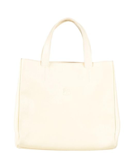 Il Bisonte Natural Handbag Leather