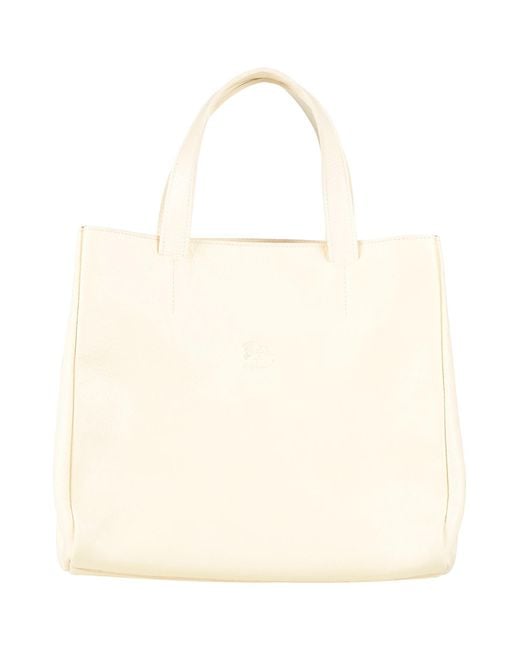 Il Bisonte Natural Handbag Leather