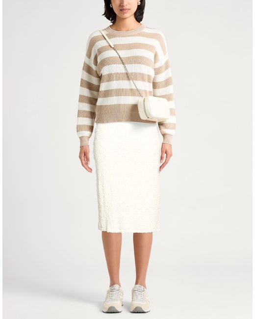 Vince White Midi Skirts